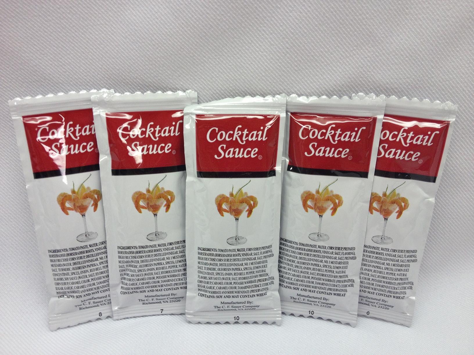 Commodity Dressing Cocktail Sauce, 12 Gram -- 200 per case.