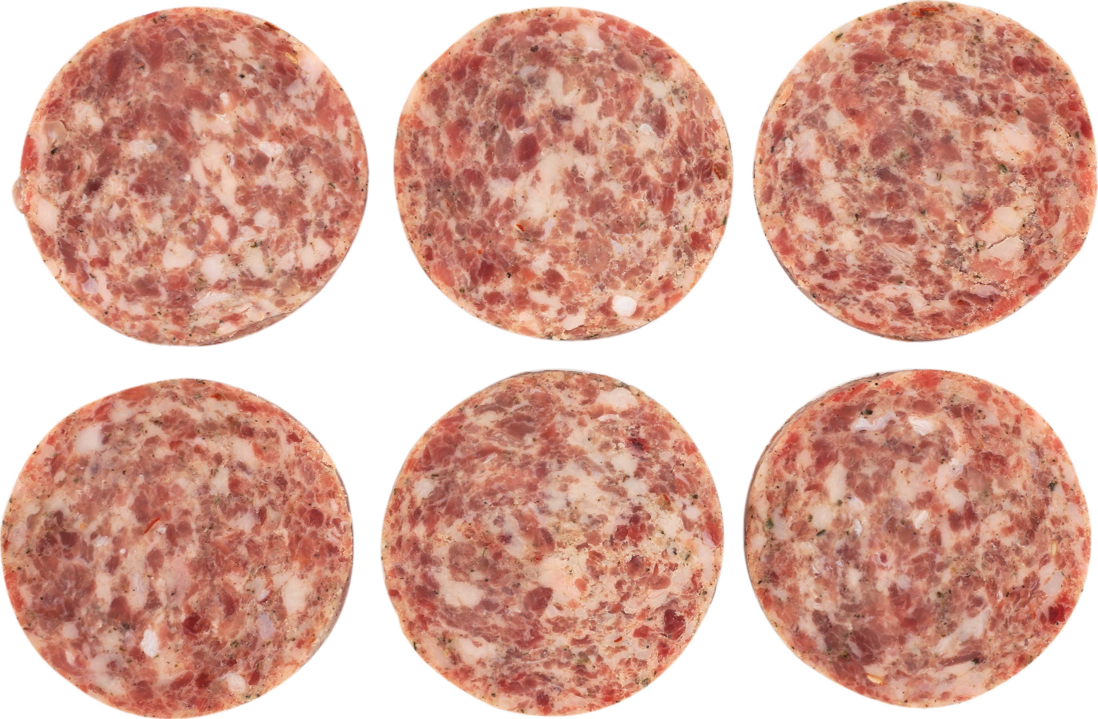 Rudy's Farm Mild Whole Hog Sausage Patties, 1.5 ounce -- 132 per case