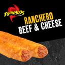 Tornados Ranchero Beef & Cheese, 3 Ounce -- 24 per case.