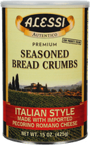 Alessi Italian Style Seasoned Bread Crumb, 15 Ounce -- 6 per case