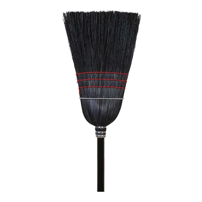O Cedar Warehouse Black Corn Broom -- 6 per case.