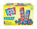 J and J Snack Icee Snack Tube - Variety Pack, 3 Ounce -- 30 per case.