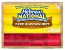 Conagra Hebrew National Skinless Beef Knockwurst, 12 Ounce -- 12 per case.
