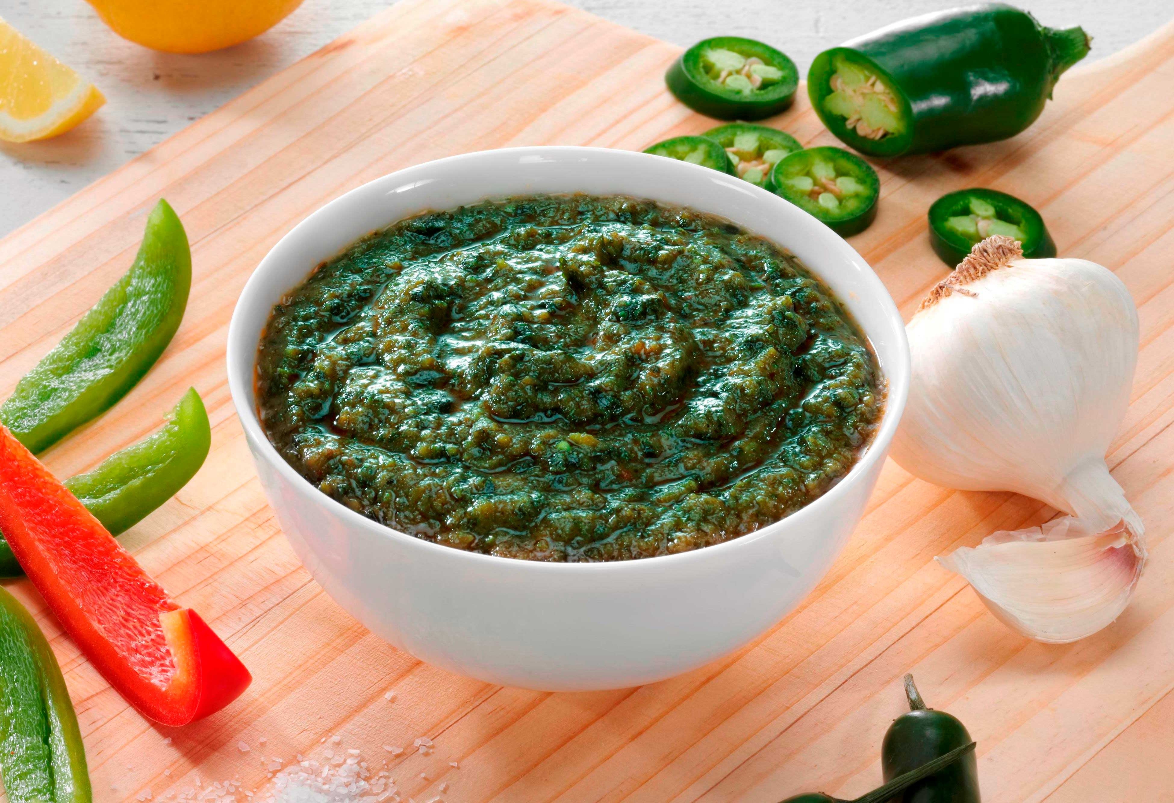 Grecian Delight Skhug Spicy Cilantro Sauce, 3.75 Pound -- 2 per case