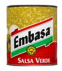 Embasa Verde Medium Salsa Can, 10 Can -- 6 Case