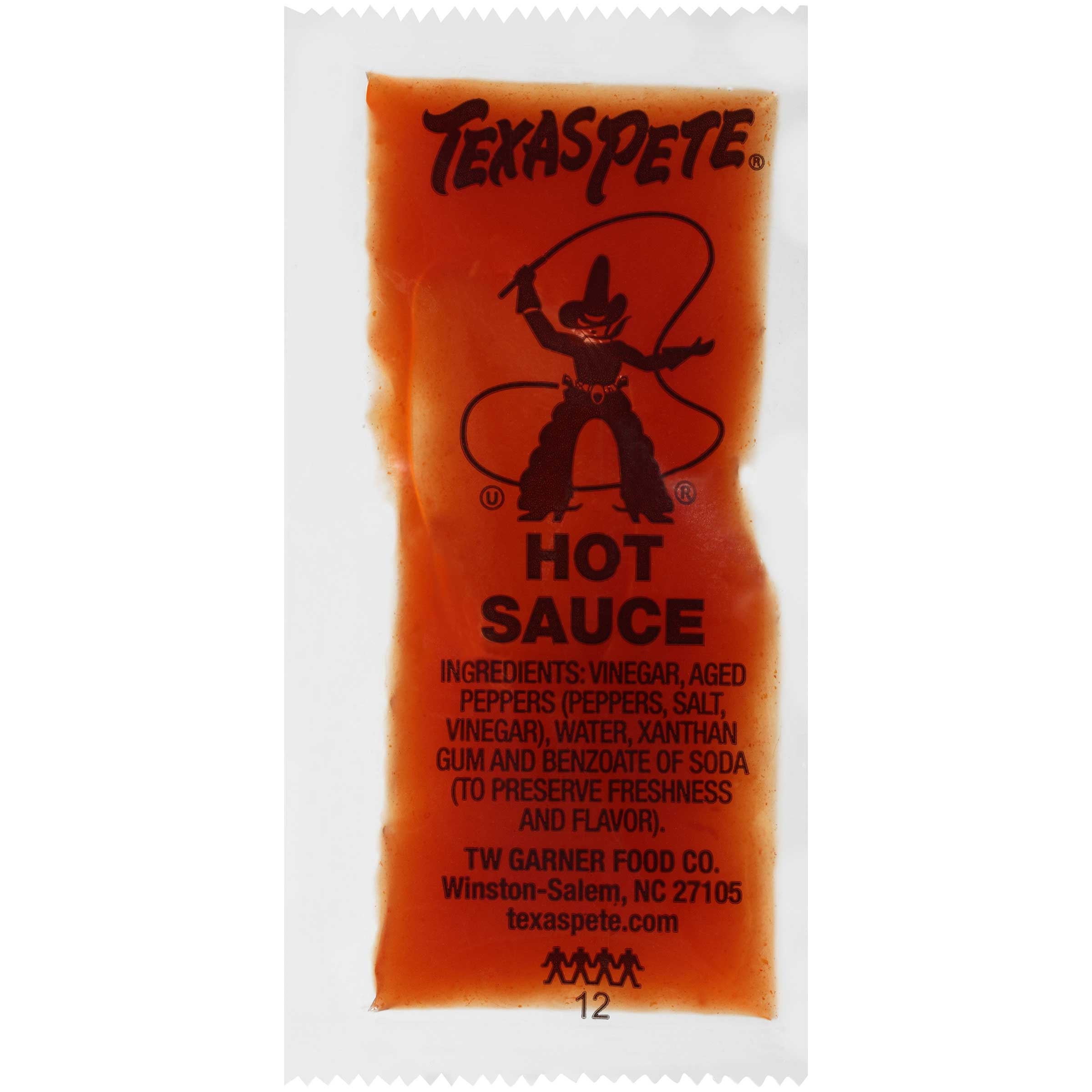 Texas Pete Hot Sauce Packets, 7 Gram -- 200 Case