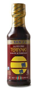 San J Gluten Free Teriyaki Sauce, 10 Ounce -- 6 per case.
