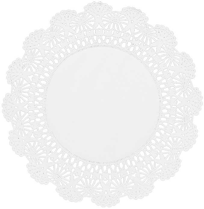 Brooklace White Cambridge Paper Doily, 12 inch -- 4000 per case.