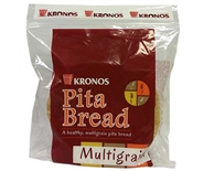 Kronos Frozen Honey Wheat Deli Style Flat Pita Bread, 6 inch -- 60 per case.