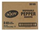 Njoy Disposable Pepper Shakers, 1.5 Ounce -- 48 per case