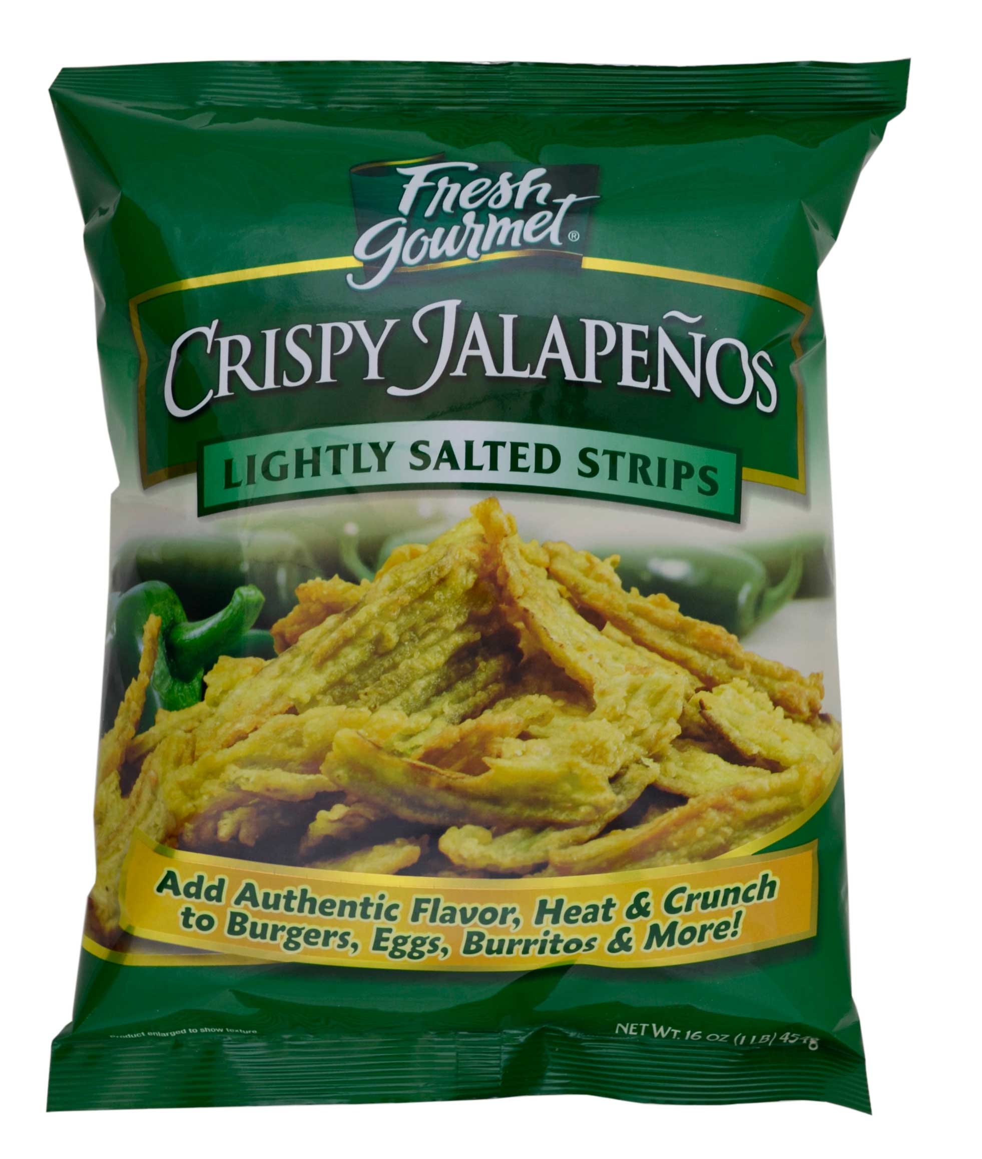Fresh Gourmet Crispy Jalapeno Strips, 1 Pound