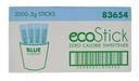 Ecostick Blue Aspartame Sugar Substitute, 0.5 Gram Packet -- 2000 per case.