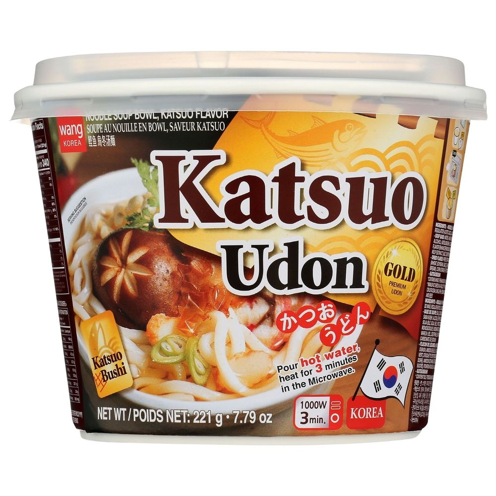 Wang Korea Katsuo Udon Noodles, 7.79 Ounce -- 6 per case