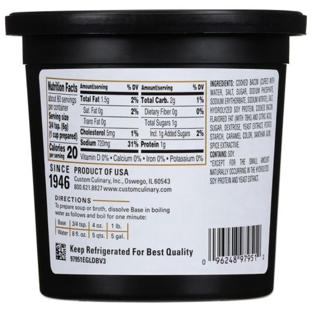 Gold Label Bacon Base Paste, 1 Pound