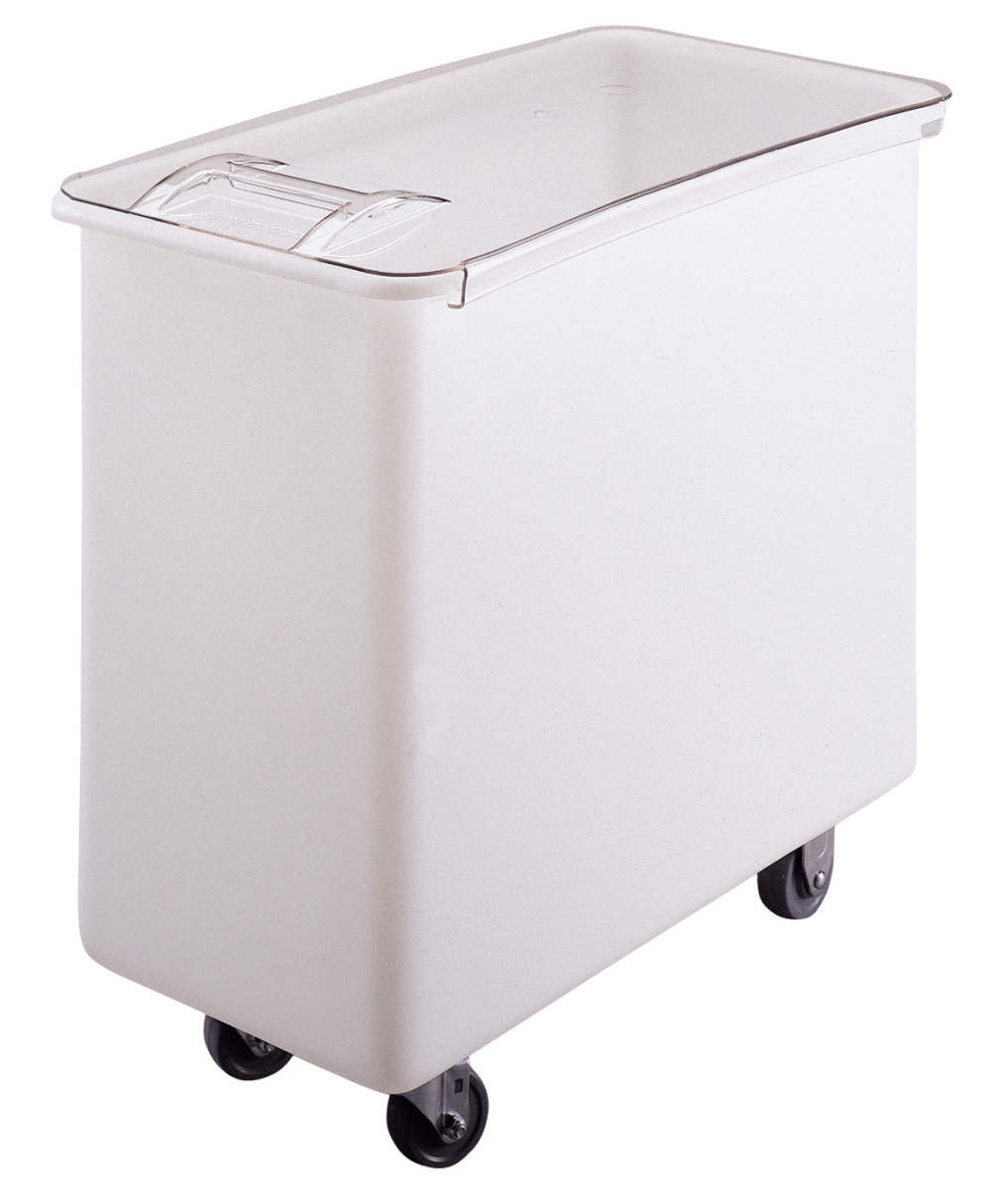 White Cambro 34 Gallon Ingredient Bin.