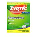 Zyrtec Indoor and Outdoor Allergy Chewable Tablets, 24 count -- 24 per case