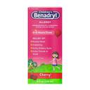 Benadryl Childrens Cherry Flavored Allergy Liquid, 8 Fluid Ounce -- 24 per case