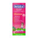 Benadryl Childrens Dye Free Allergy Liquid Bubblegum, 4 Fluid Ounce -- 36 per case