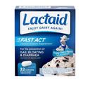 Lactaid Fast Act Lactase Enzyme Supplement Caplets - 32 count per pack -- 24 packs per case