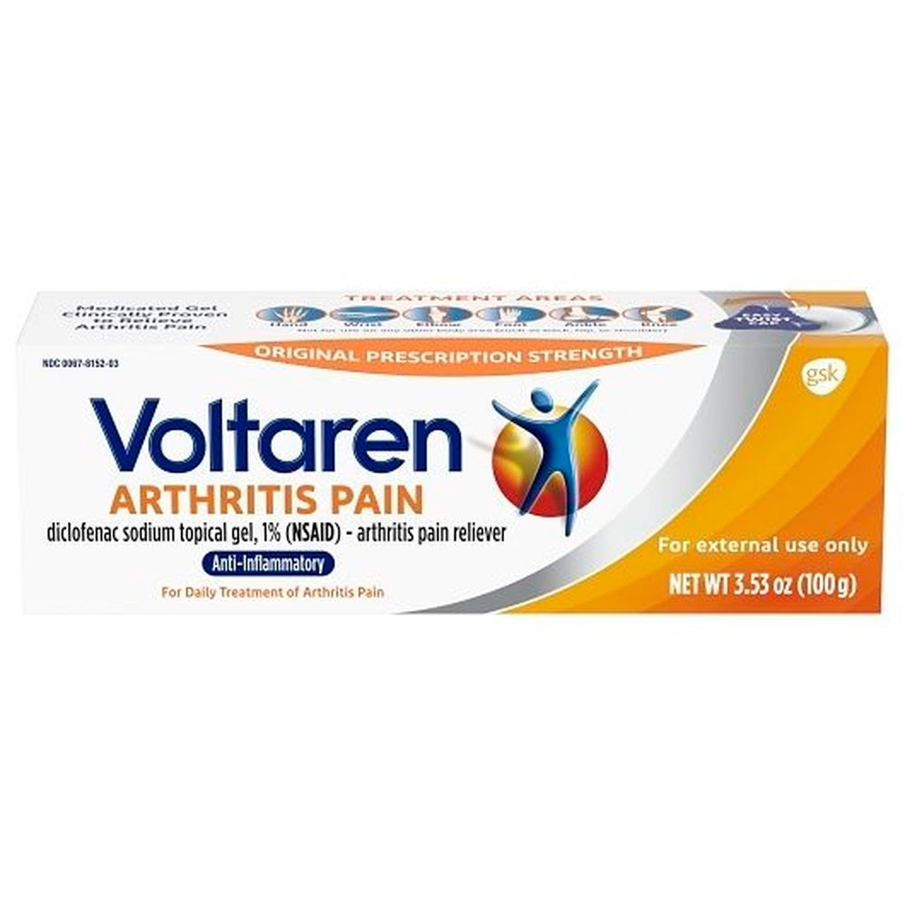 Voltaren Arthritis Pain Topical Gel, 100 Gram -- 24 per case