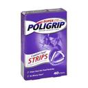 Poligrip Comfort Seal Denture Adhesive Strips - 40 count per pack -- 24 packs per case