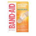 Band-Aid Infection Defense with Neosporin Assorted Size Adhesive Bandage - 20 count per pack -- 24 packs per case