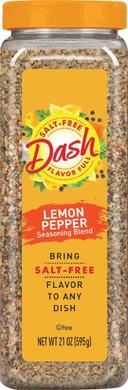 Dash Lemon Pepper Salt Free Seasoning Blend, 21 Ounce -- 6 per case