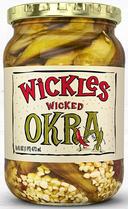 Wickles Wicked Okra, 16 Ounce -- 6 per case