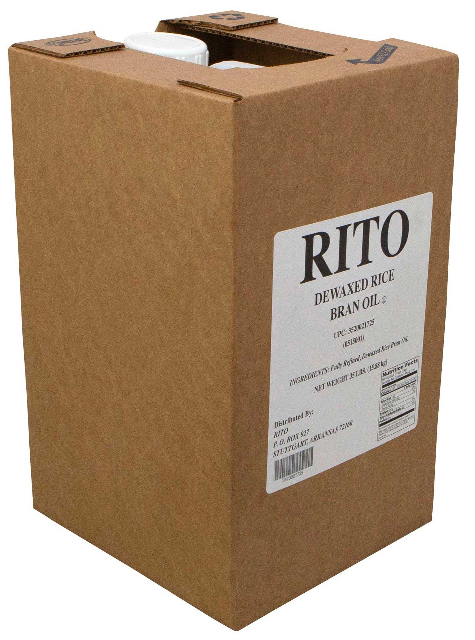 Commodity Shortening and Oils Dewaxed Rice Bran Oil, 35 Pound