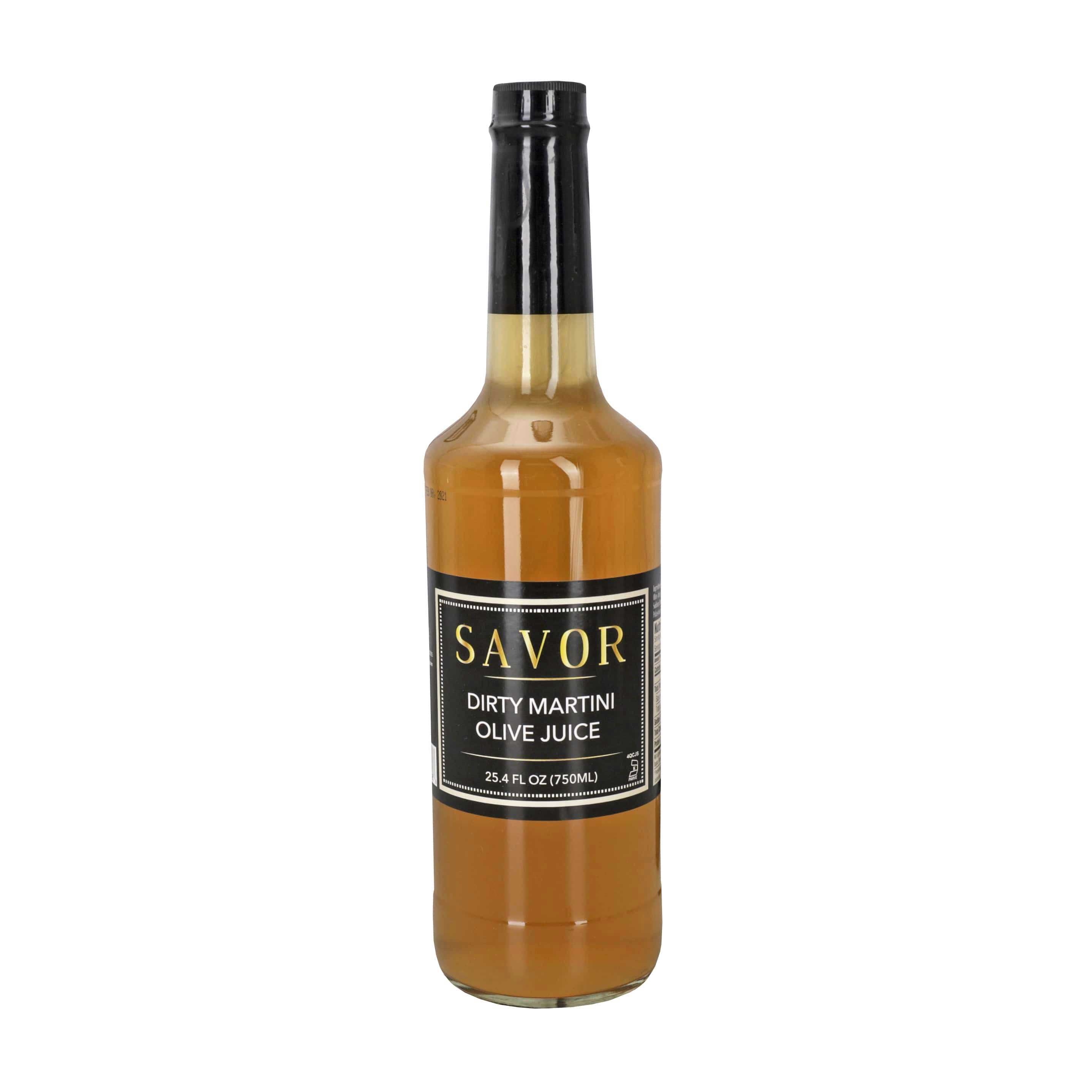 Savor Imports Dirty Martini Olive Juice Mix, 750 Milliliter -- 6 per case.