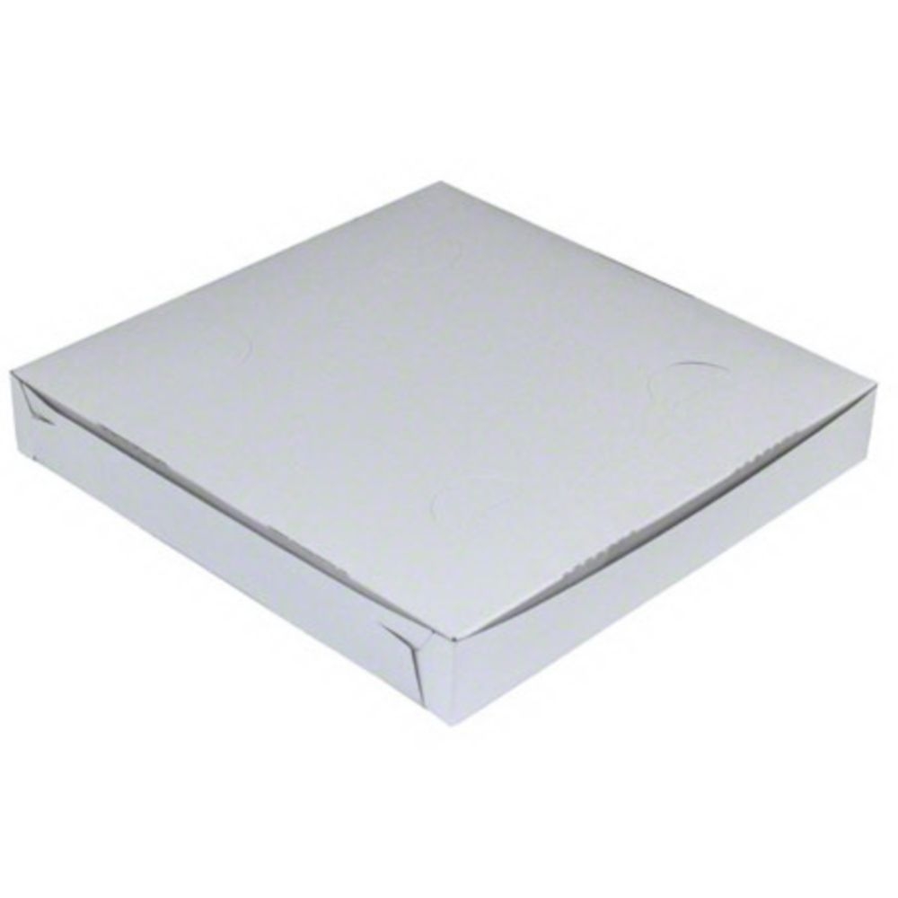 BOXit White Pizza Box, 8 x 8 x 1.5 inch -- 100 per case