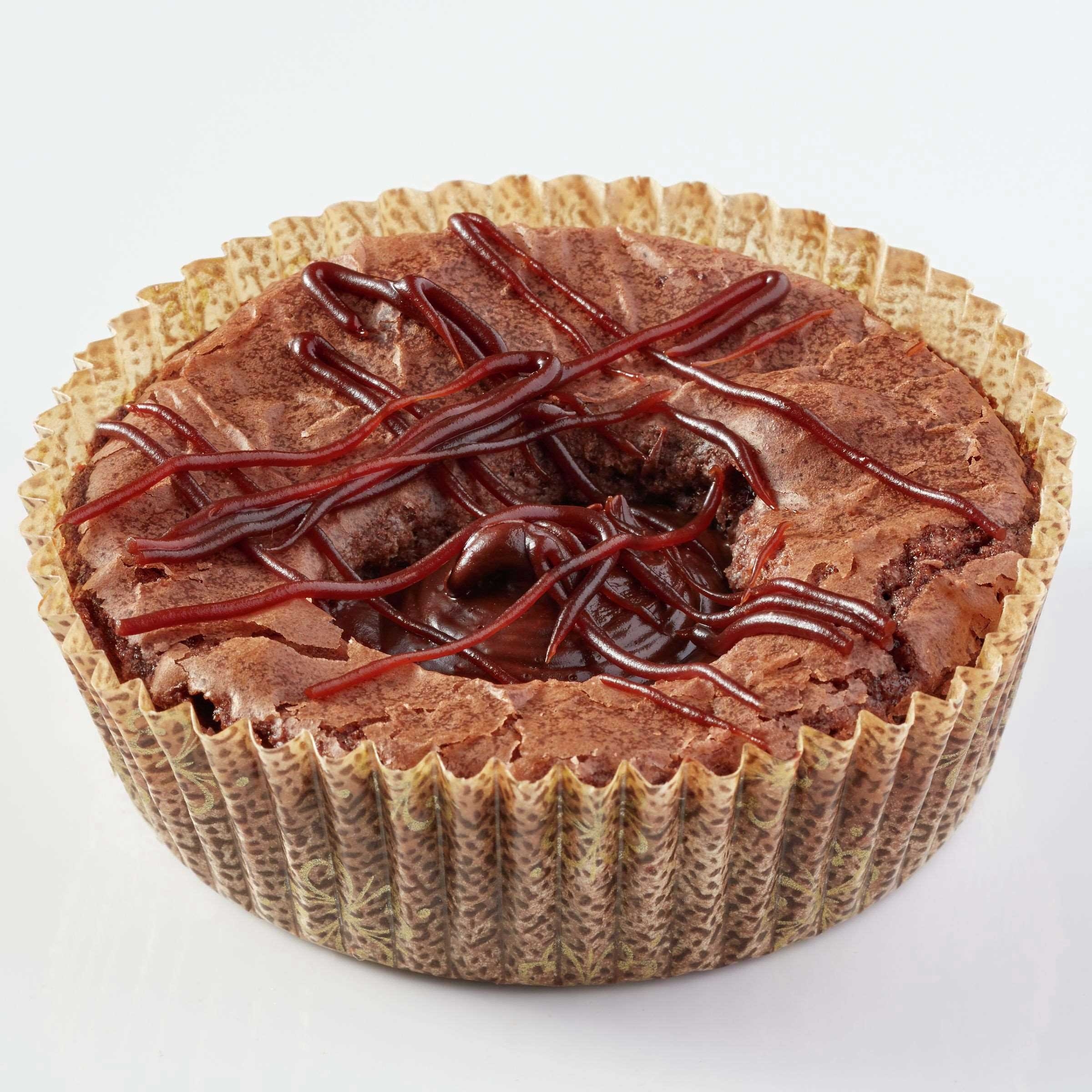 Pillsbury Thaw and Serve Molten Chocolate Ganache Drizzled Brownie, 2.5 Ounce -- 60 per case