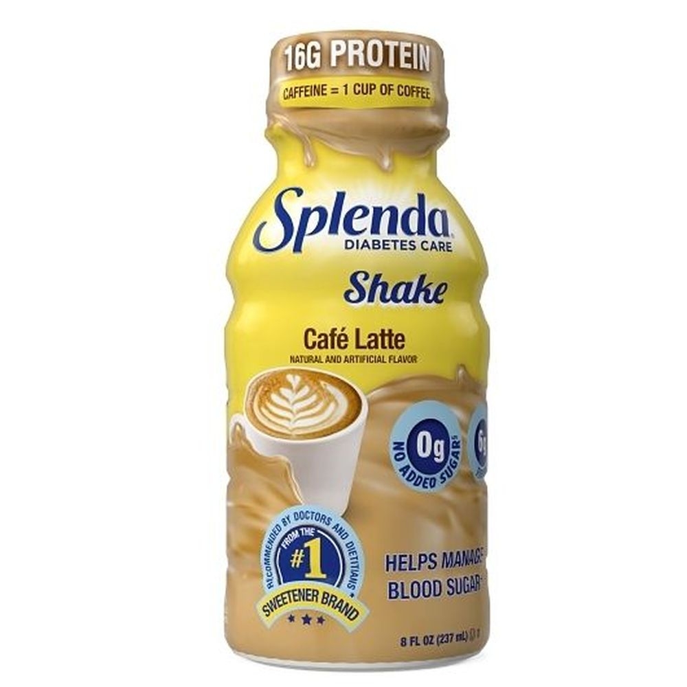 Splenda Diabetes Care Cafe Latte Shake, 6 count - 4 per case