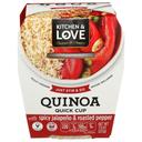 Kitchen and Love Quinoa Quick Cup with Spicy Jalapeno and Roasted Peppers, 7.9 Ounce -- 6 per case