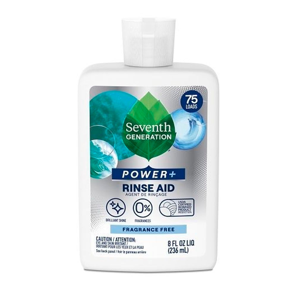 Seventh Generation Dishwash Rinse Aid, 8 Fluid Ounce -- 9 per case