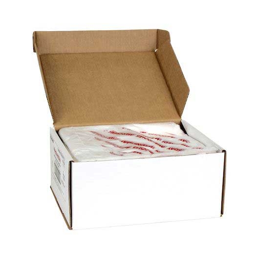 Valugards Wednesday Printed High Density Red Saddle Preportion Bag -- 2000 per case