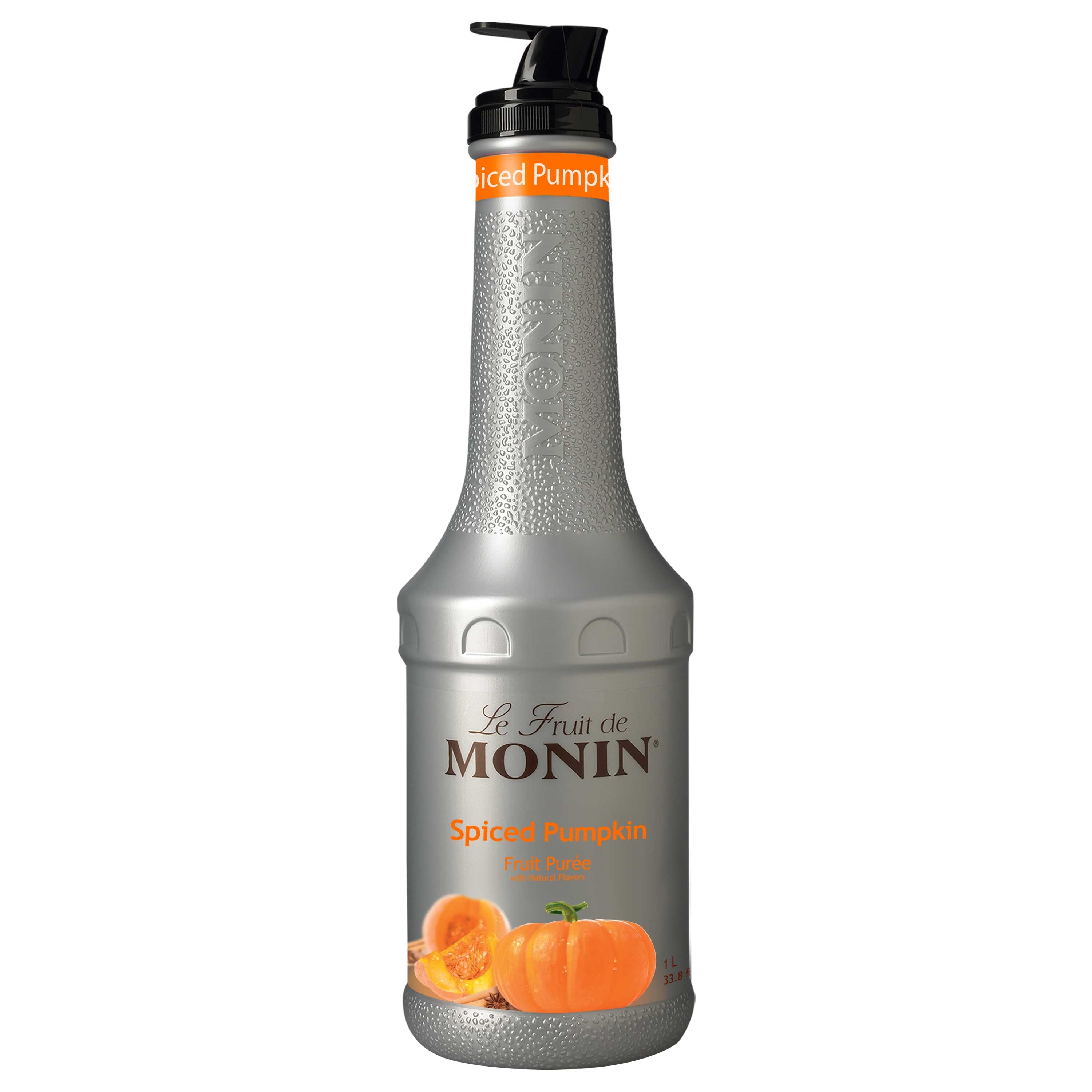 Monin Spiced Pumpkin Puree, 1 Liter -- 4 per case.