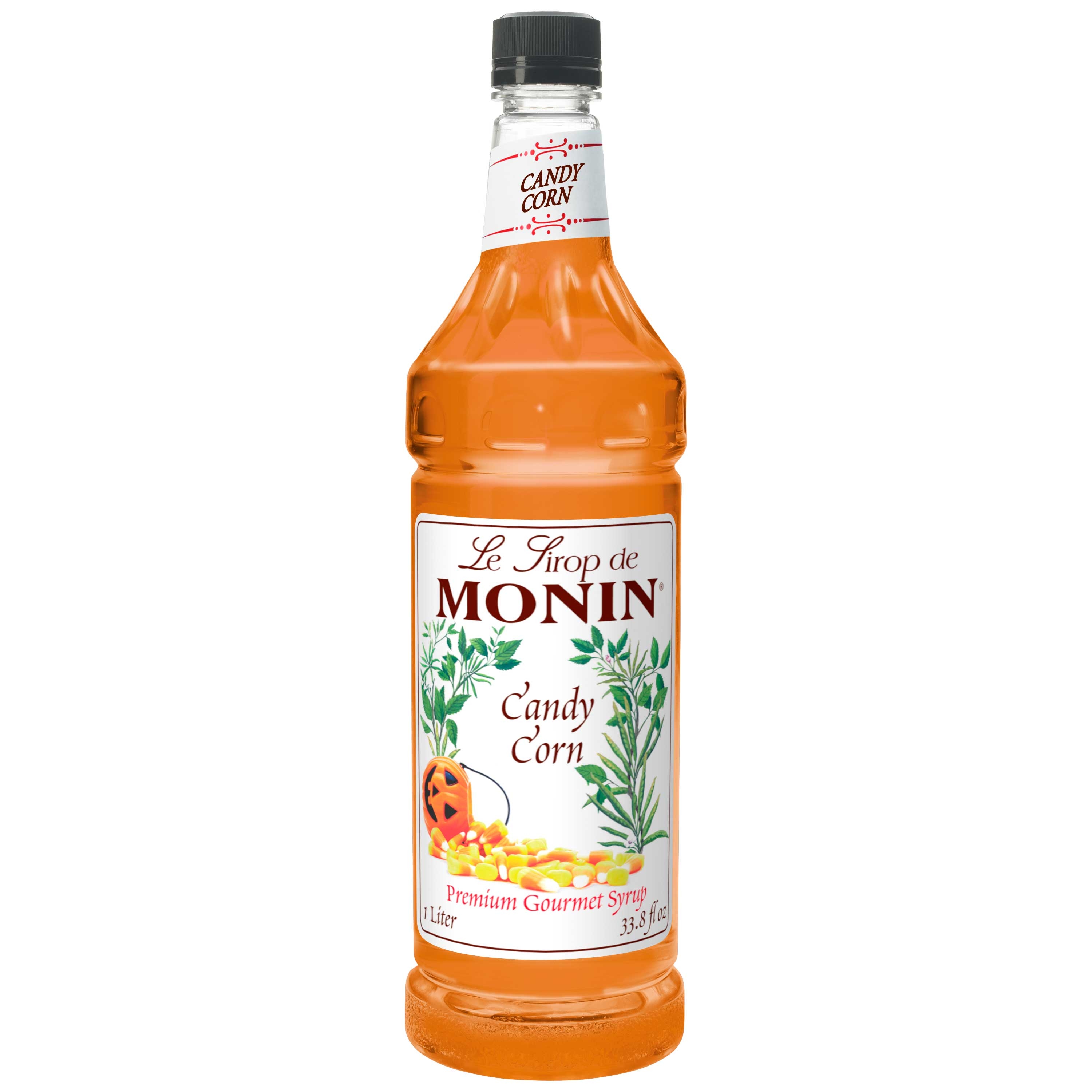 Monin Candy Corn Gourmet Syrup, 1 Liter -- 4 per case.