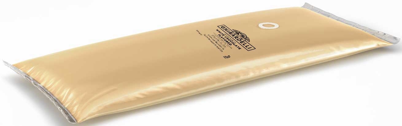 Ghirardelli White Chocolate Sauce, 87.3 Ounce Pouch -- 6 per case