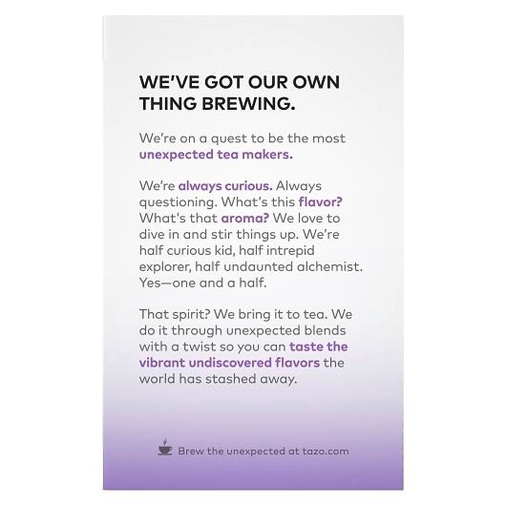 Tazo Glazed Lemon Loaf Herbal Tea, 15 tea bags -- 6 per case