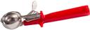 Winco Deluxe Stainless Steel One-Piece Red Handle Size 24 Ice Cream Disher, 1 1/3 Ounce -- 36 per case