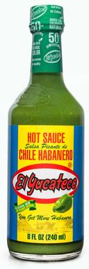 El Yucateco Green Habanero Hot Sauce, 8 Fluid Ounce -- 12 per case