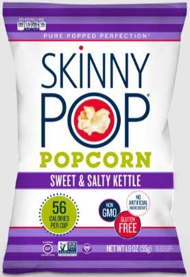 Skinnypop Ready To Eat Sweet and Salty Popcorn, 1.9 Ounce -- 12 per case.