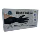 Empress Black Extra Large Exam Grade Powder Free Nitrile Gloves -- 1000 per case.