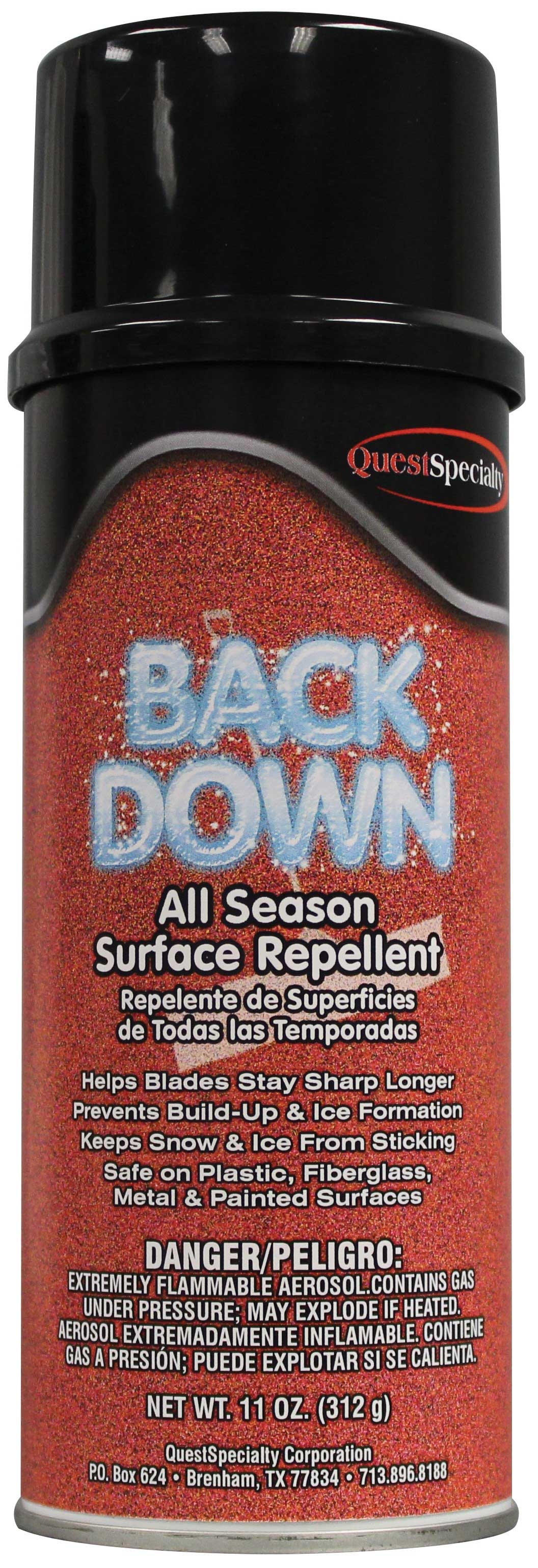 Back Down All Season Surface Repellent and Special Wax Protective Barrier, 11 Ounce -- 12 per case