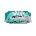 CFS Brands WipesPlus 7 x 8 inch Disinfecting Surface Wipe - Refill Pack, 80 count -- 12 per case.