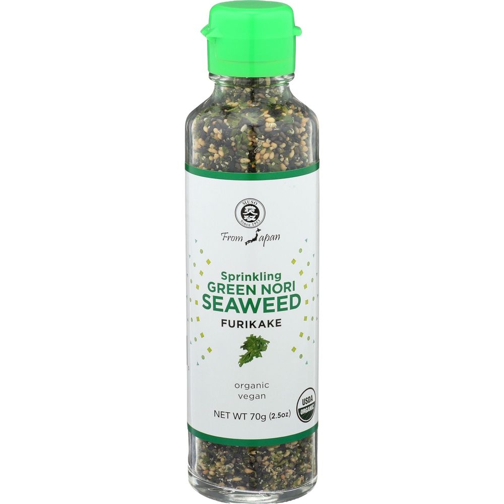Muso From Japan Organic Sprinkling Green Nori Seaweed Furikake, 2.5 Ounce -- 6 per case