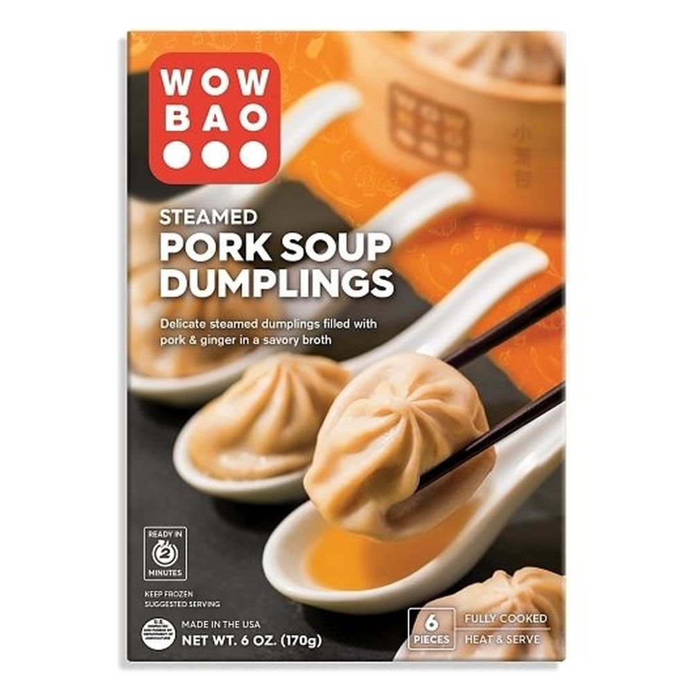 Wow Bao Pork Soup Dumpling, 6 count -- 10 per case