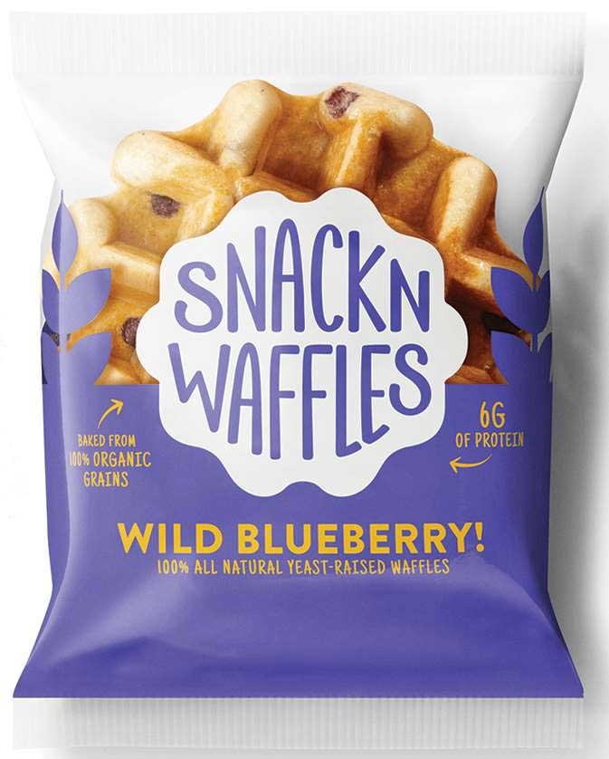 Snack N Waffles Blueberry Waffles, 2.4 Ounce -- 96 per case