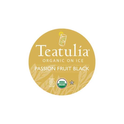 Teatulia Organic Passion Fruit Black Iced Tea -- 24 per case